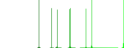 Cheque signing outline flat white icons on round color backgrounds - Histogram - Green color channel