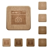 Capture browser screen on rounded square carved wooden button styles - Capture browser screen wooden buttons