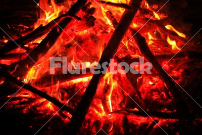 Sizzling campfire - The core of a sizzling campfire